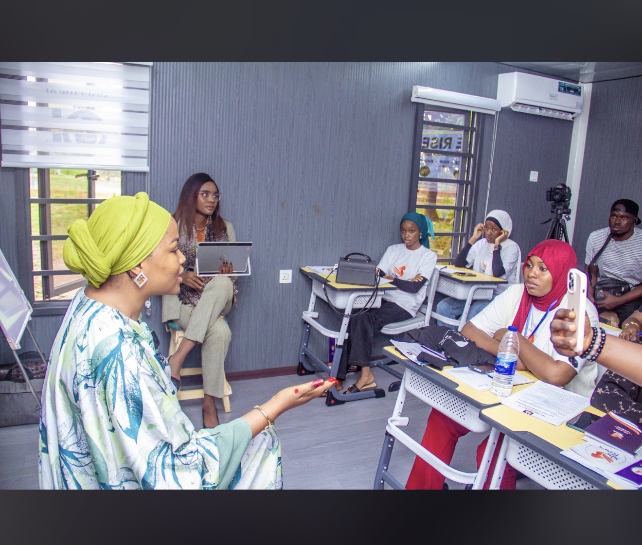Women in session at the She Rises Leadership Academy 2026