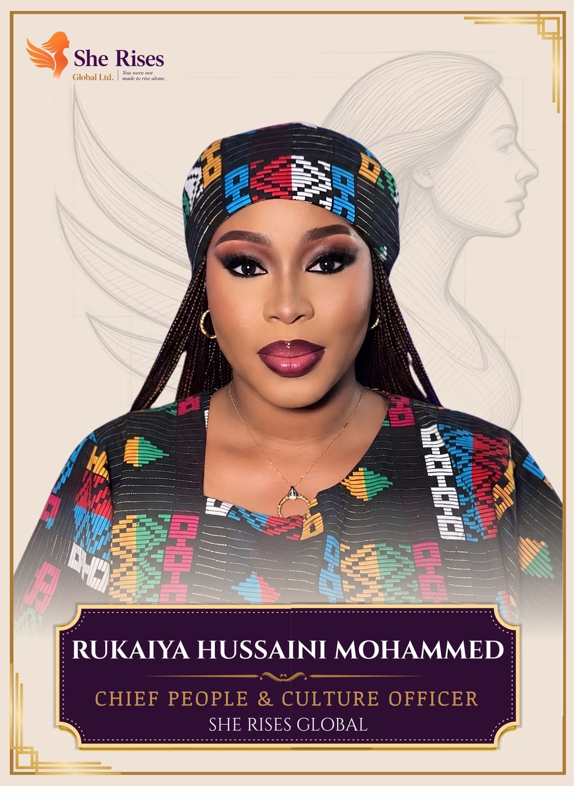 Rukaiya Hussaini Mohammed, Chief People & Culture Officer